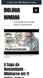Mobile Screenshot of biologiahumana.com
